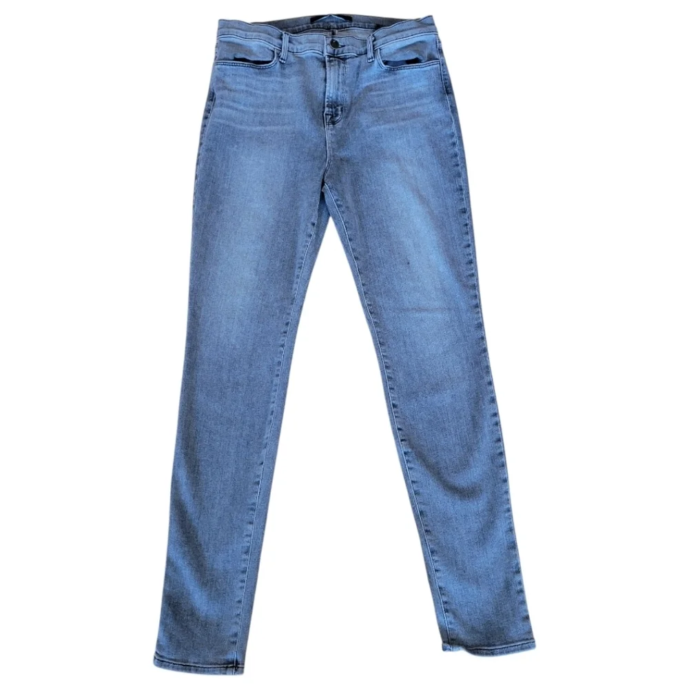 J Brand Gray Maria High Rise Skinny Denim Jeans Size 31‎